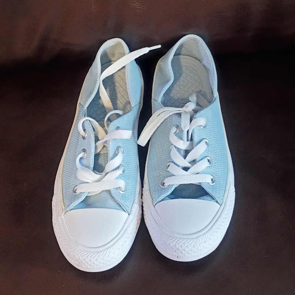 Converse All Star Light Blue Canvas Sneakers